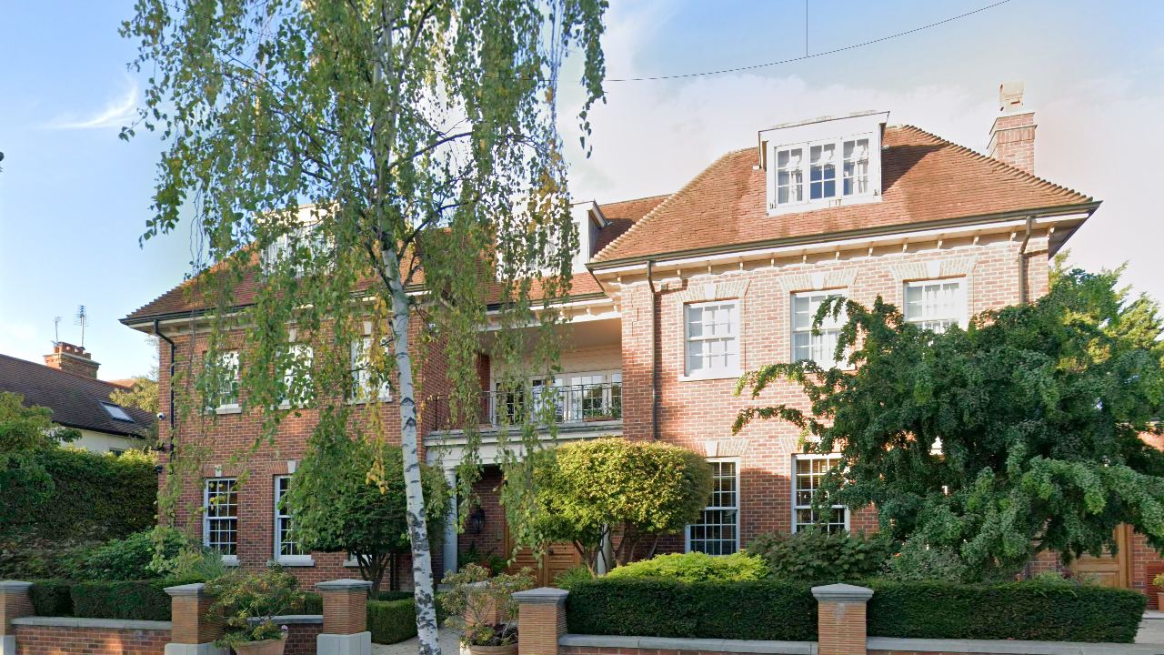 Angled view of 36 Cranbourne Gardens in afternoon sun